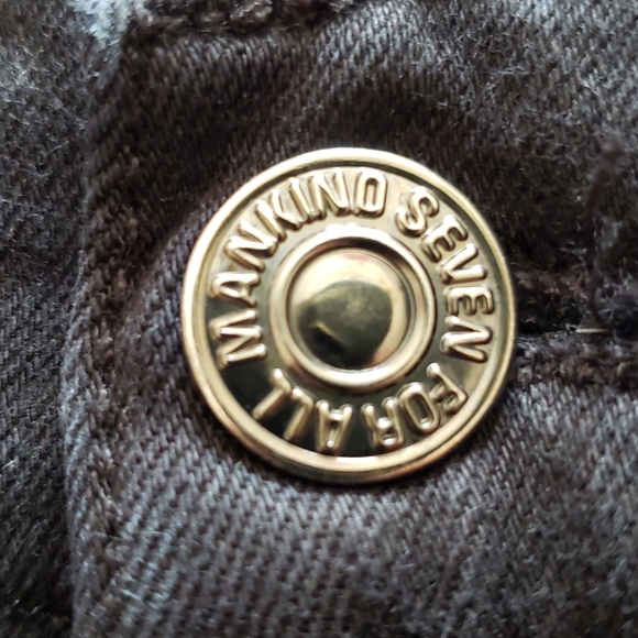 7 For All Mankind The Skinny Crop & Roll Size 28 - Picture 8 of 10